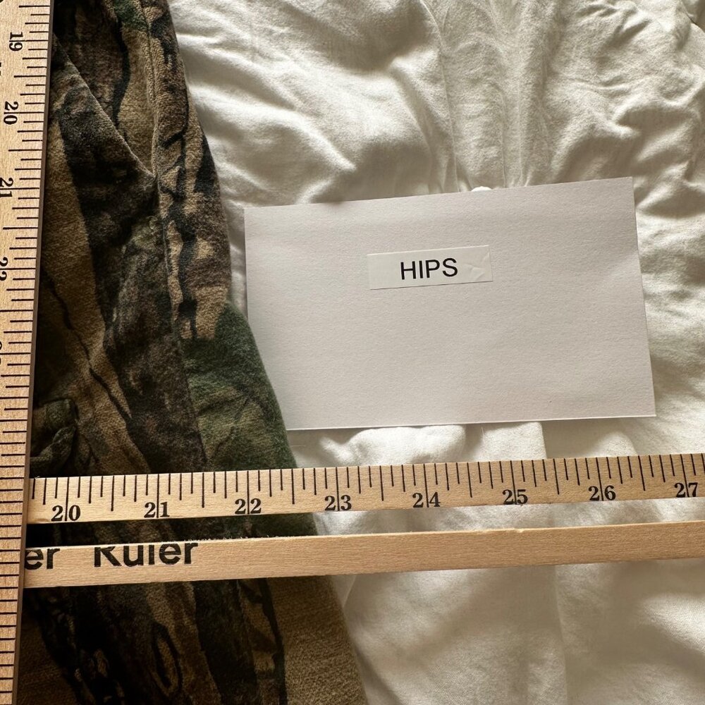 Vintage Ocoee Mens Trebark Camo Outdoor 6 Pocket Cargo Pants 38 100% Cotton - Picture 9 of 12